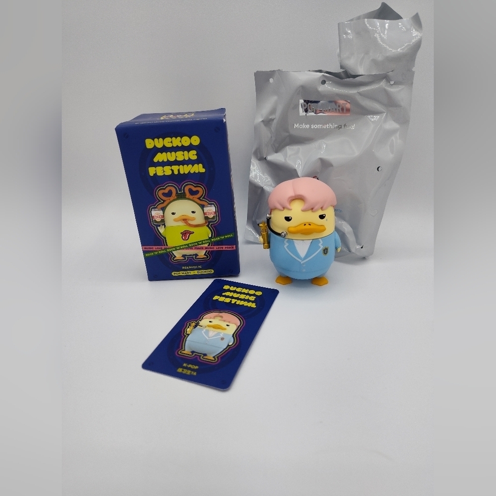 🎤 Authentic POP MART DUCKOO Music Festival K-Pop Figure 🎤